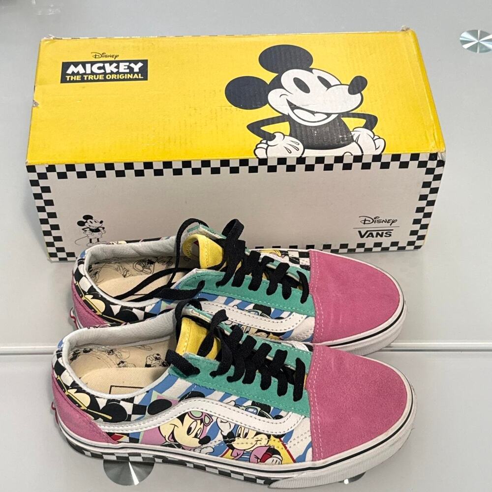 Vans x Disney Mickey Mouse Sneakers Sz 7